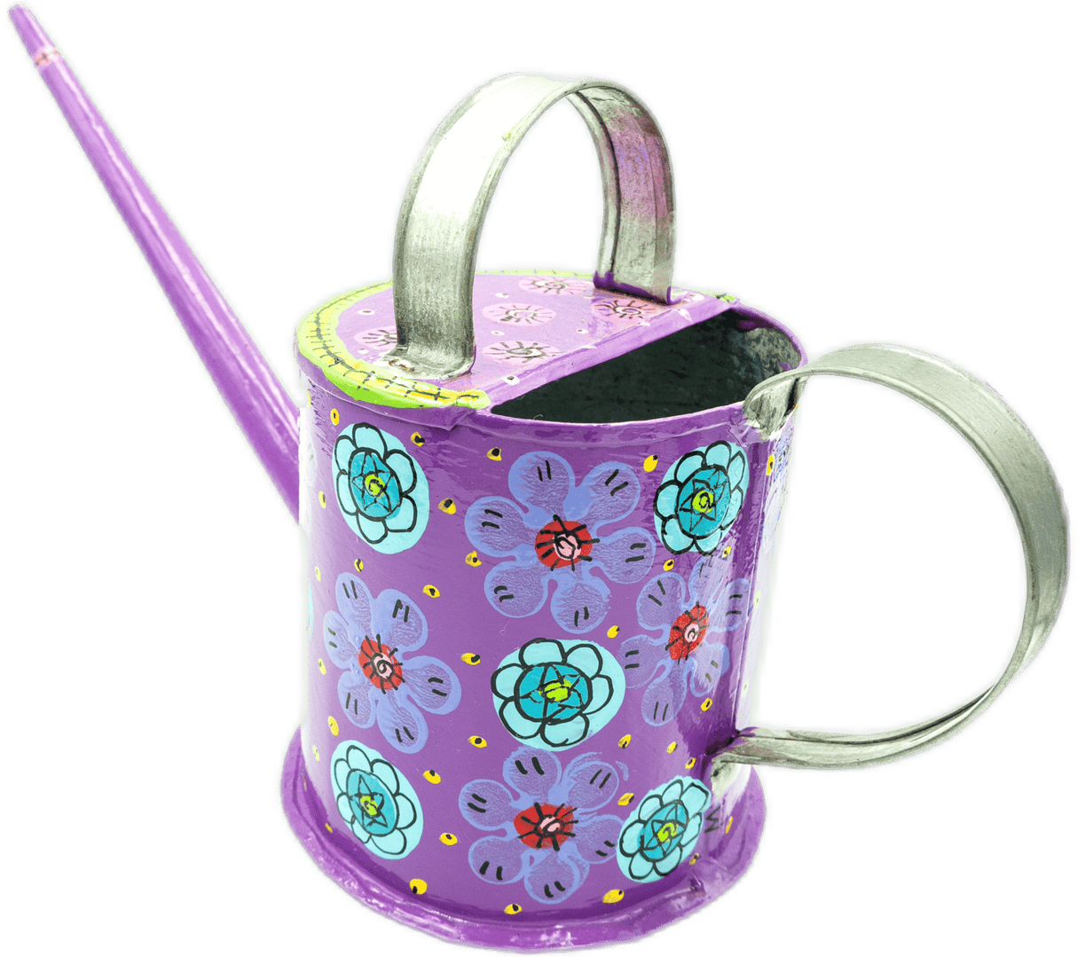 handmade painted paper mache mouse shapped piggy bank