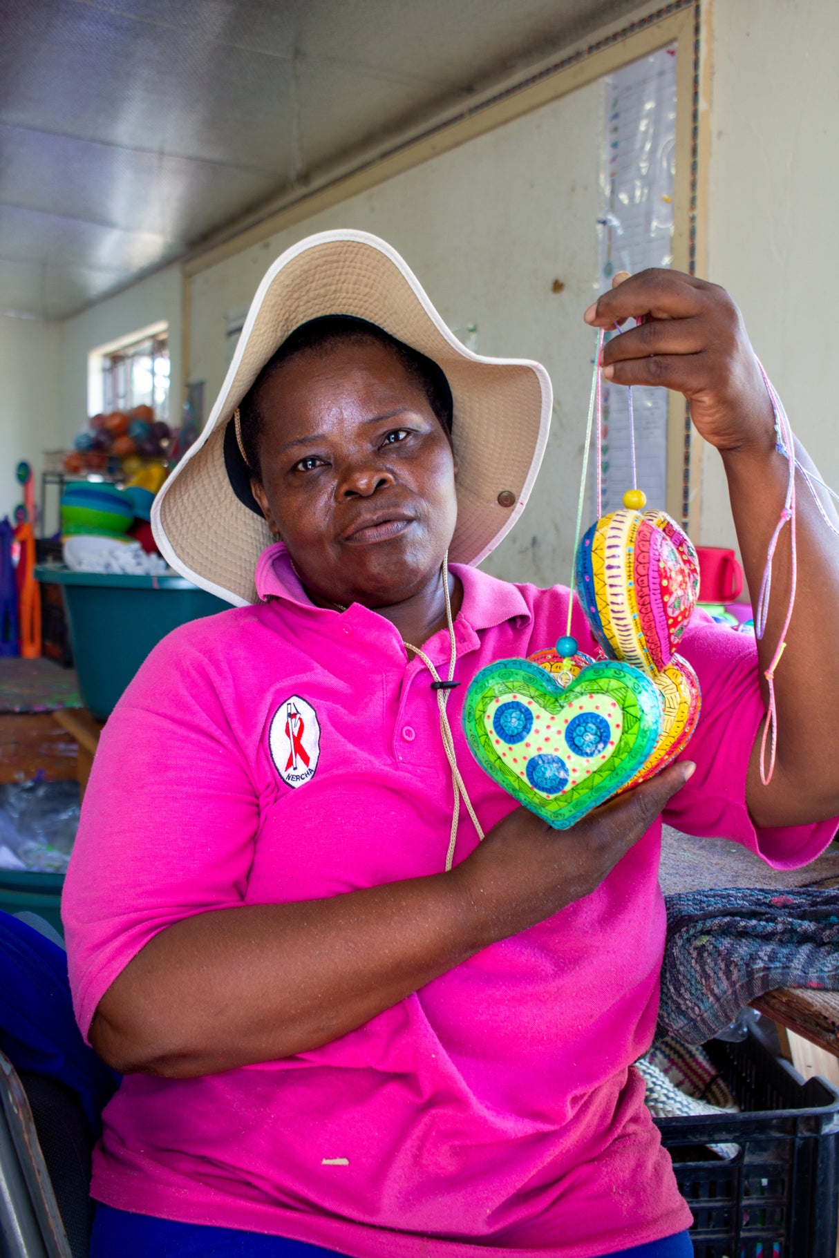 handmade painted wood crocodile 4