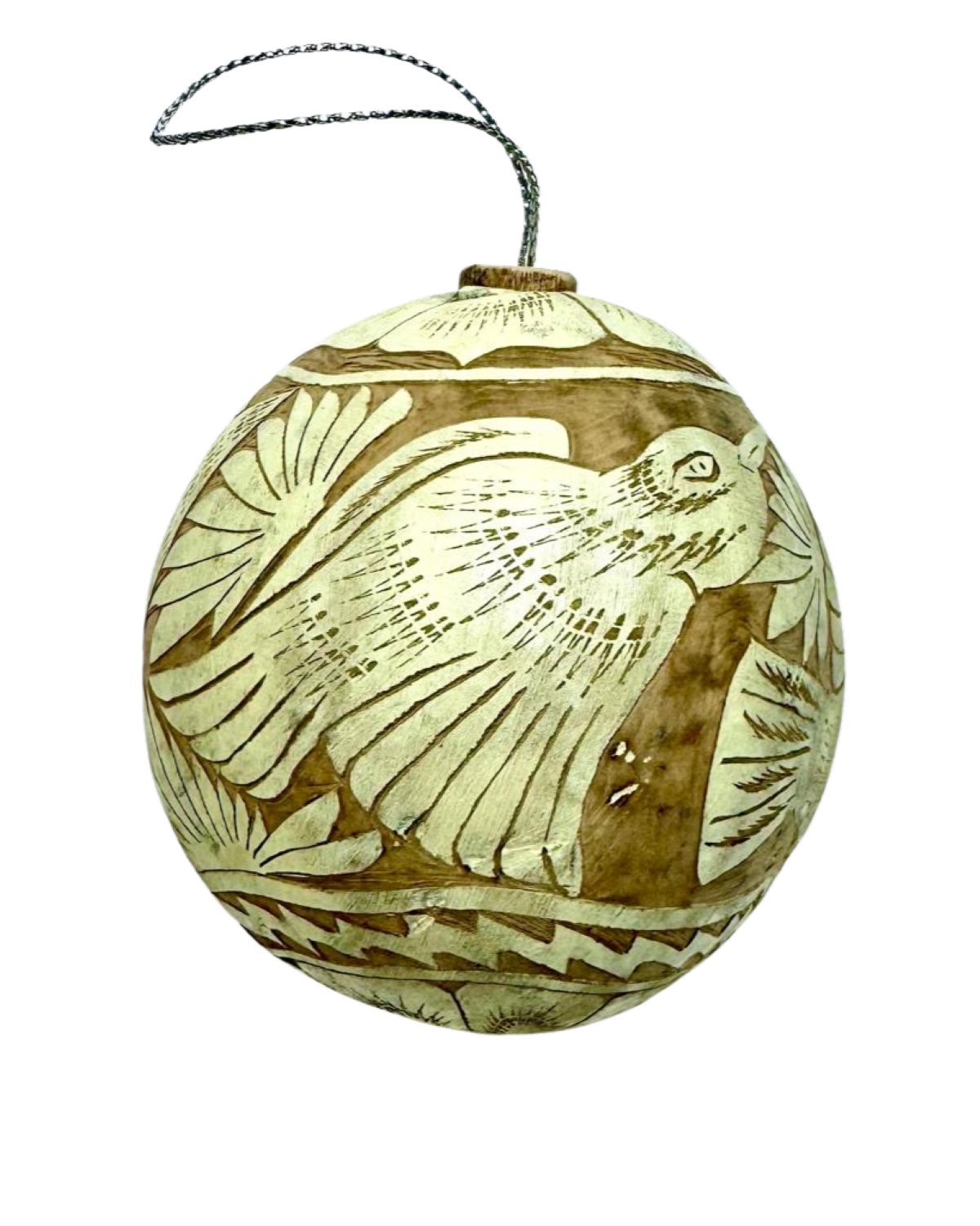 Jicara Hand-Carved Ornament