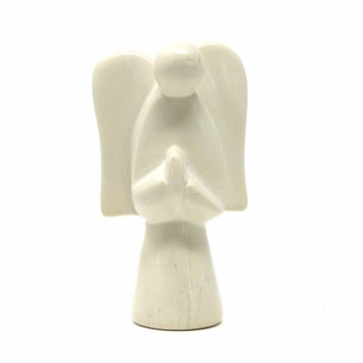 Soapstone Angel Sculpture, Natural Stone