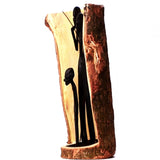 Men Carved Inside A Raw Neem Tree Trunk 2