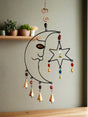 Celestial Moon Chime with  Beads-0