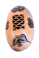 Oval Bowl with Two Compartments & Cheetah Figurine