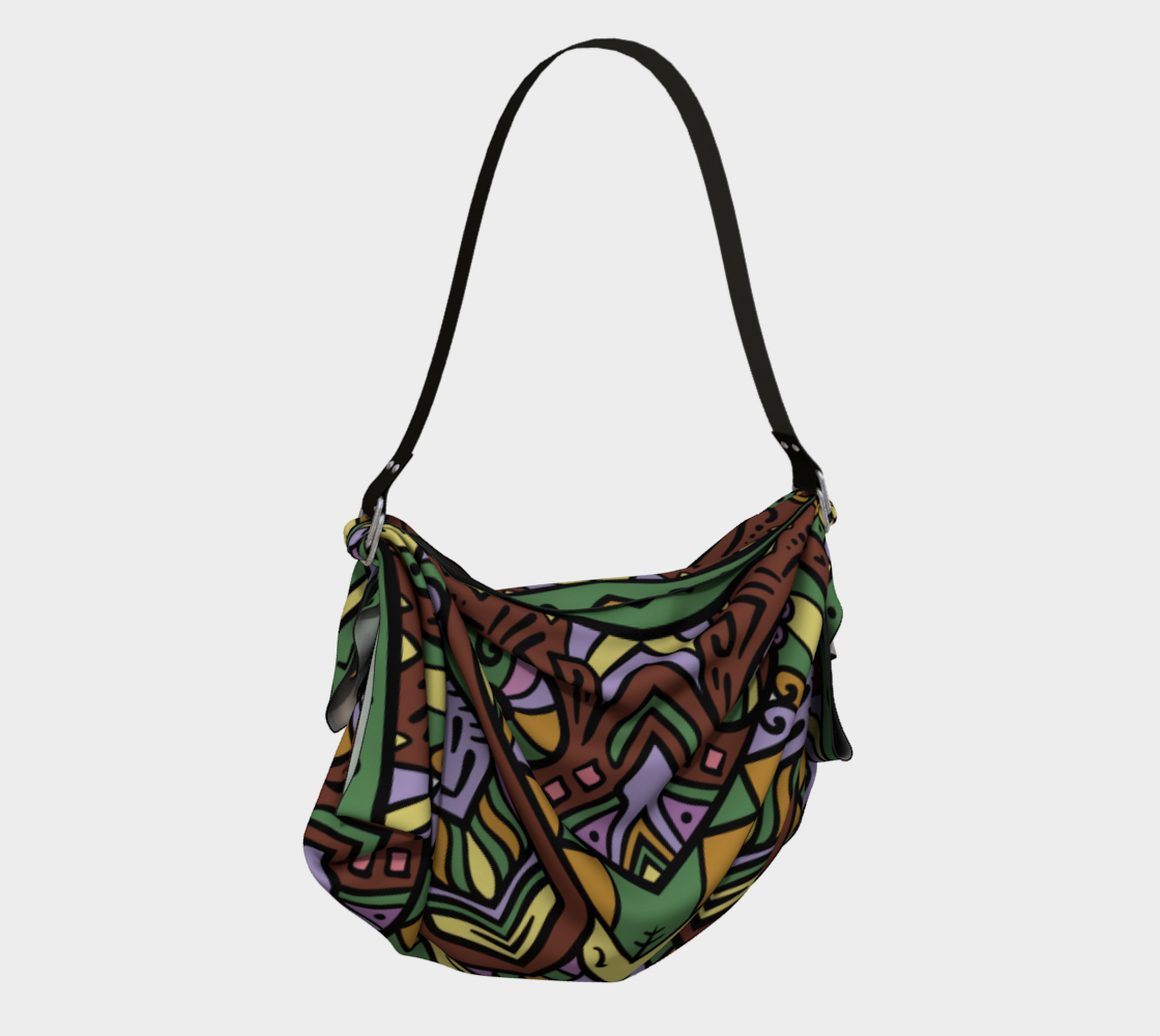 Origami Tote Tribal Mandala-0