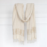 Queen Menon Handwoven Ethiopian Silk Shawl