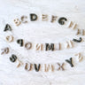 Rainbow Alphabet Banner Kids Room Garland 7ft
