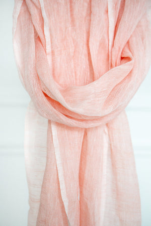 Telba Pure Linen Handwoven Shawl