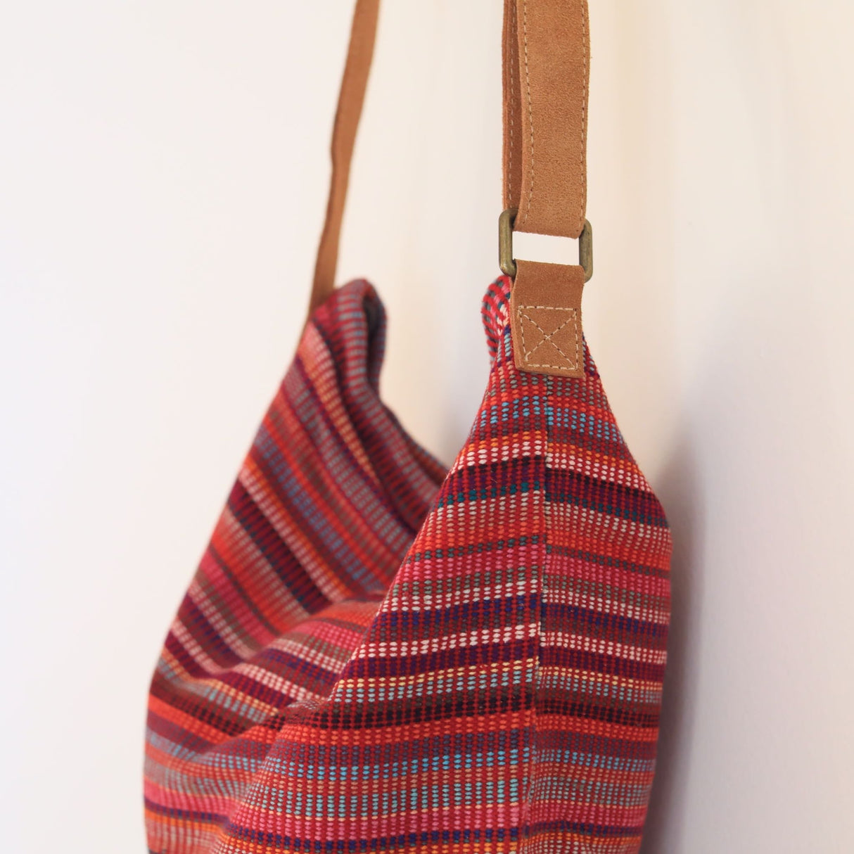 WOVEN Zipper Sling Bag - Jazzy