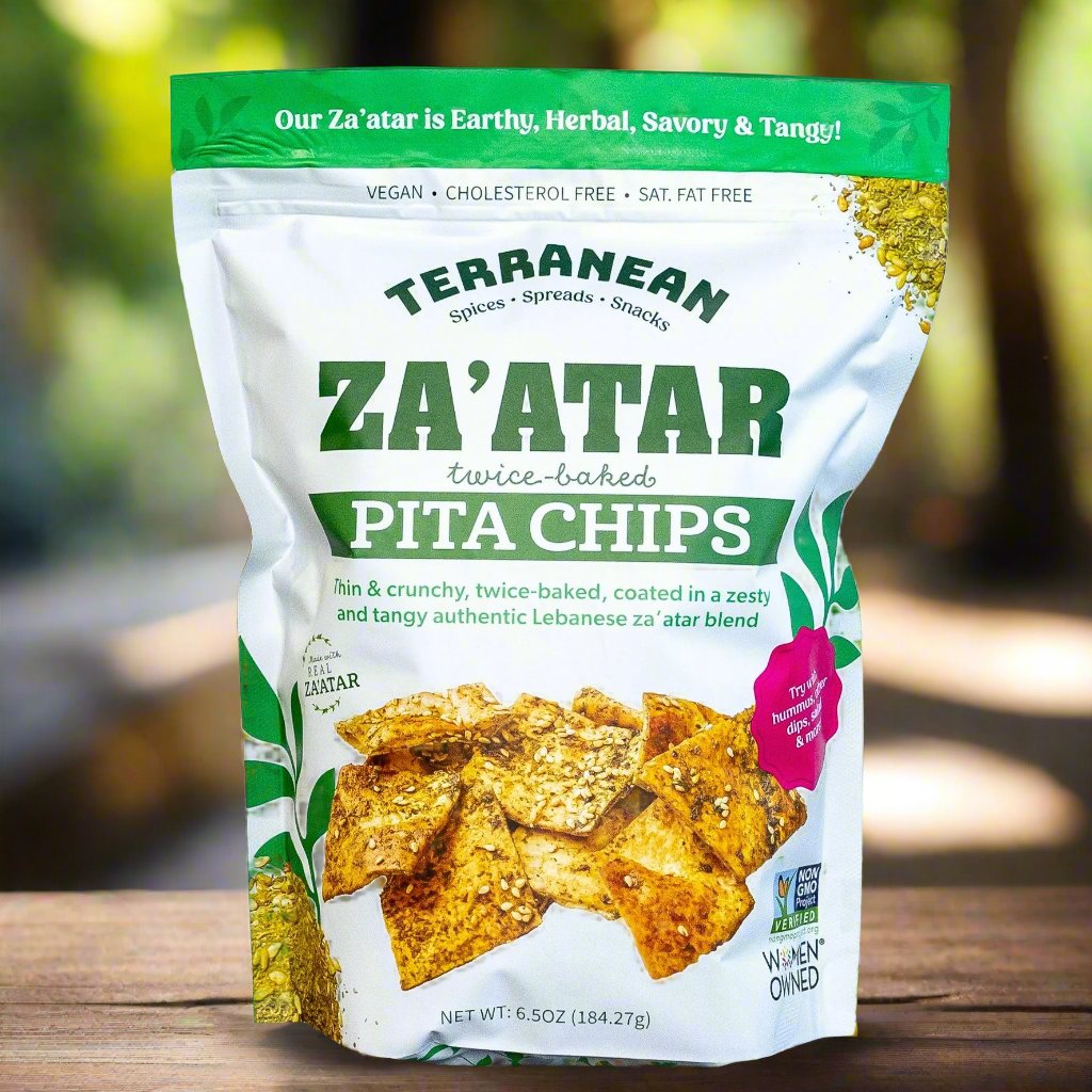 Za'atar Pita Chips (6.5oz.) Please select spicy or original za'atar.