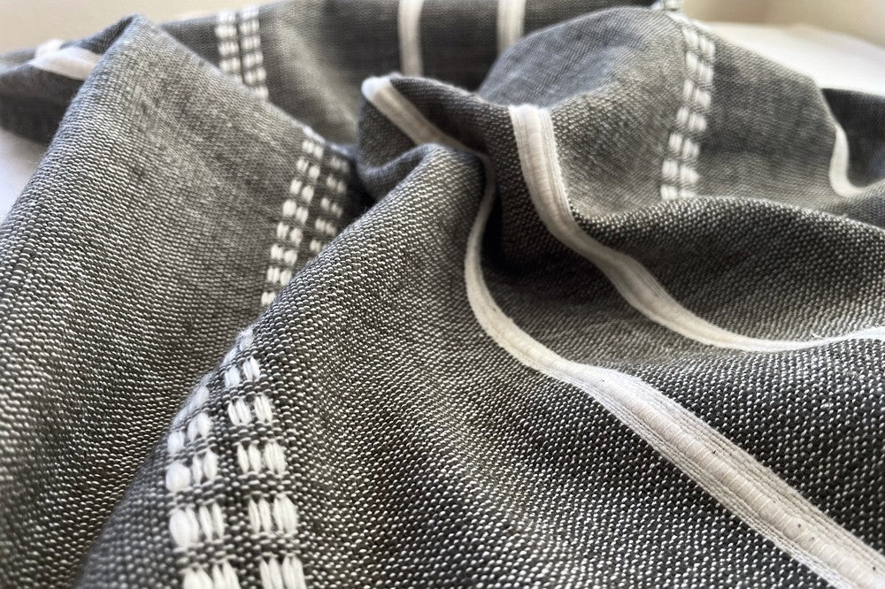 Zenach Handwoven Ethiopian Cotton Napkins | Set of 2