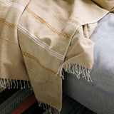 Zenach Handwoven Ethiopian Cotton Throw Blanket