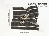 Zenach Handwoven Ethiopian Cotton Napkins | Set of 2