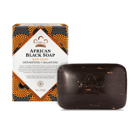 Nubian Heritage African Black Soap (1x5OZ )-5