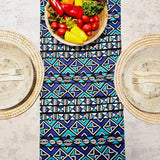 Handmade African Print "Mudcloth" Bogolan Inspired Print Table Runner Made from 100% African Print Fabric-0