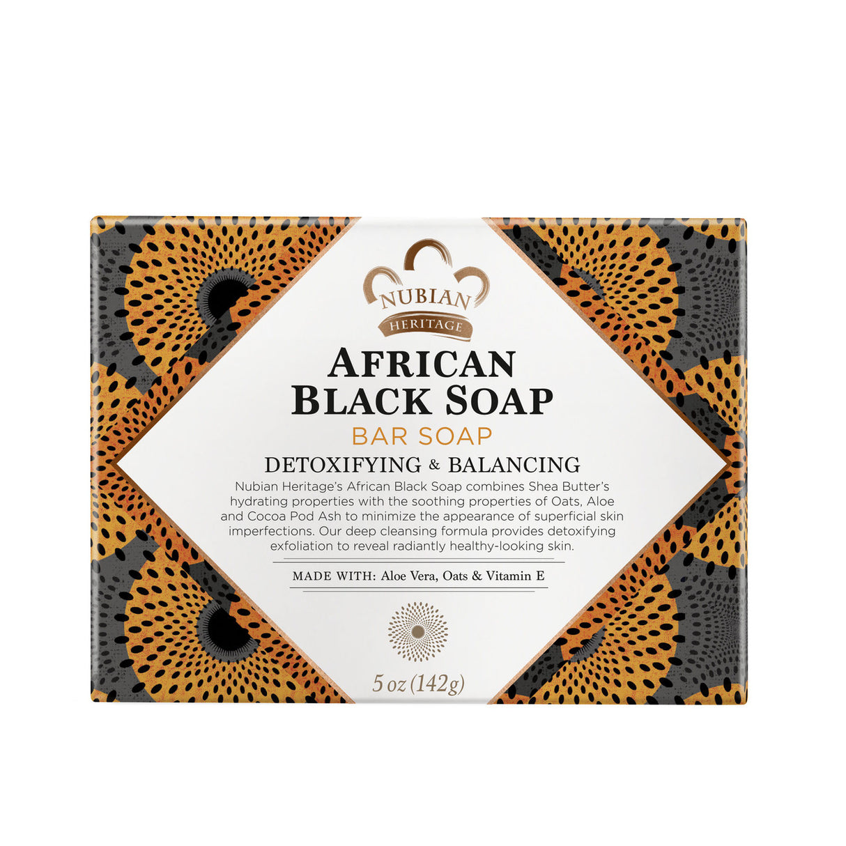 Nubian Heritage African Black Soap (1x5OZ )-7