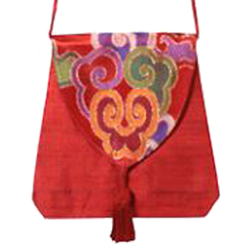 Small Silk Brocade Shoulder Bag from India-2