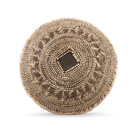 Zambia Double Weave Tonga Pattern Baskets | Natural-2