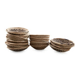 Zambia Double Weave Tonga Pattern Baskets | Natural-3