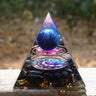 Pyramid Decoration Natural -  Crystal Gravel Energy Tower-6